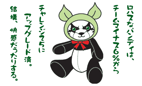 北海道のキャラクター パンディ ロハス